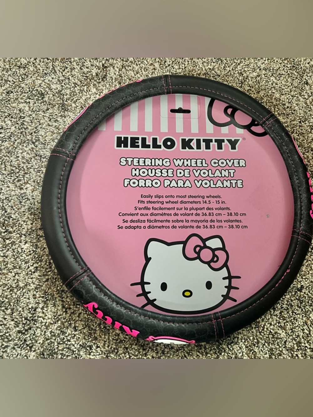 Hello Kitty Steering wheel cover